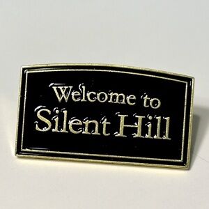 Silent Hill - “Welcome to Silent Hill” Sign Pin 😶‍🌫️✂️🔺